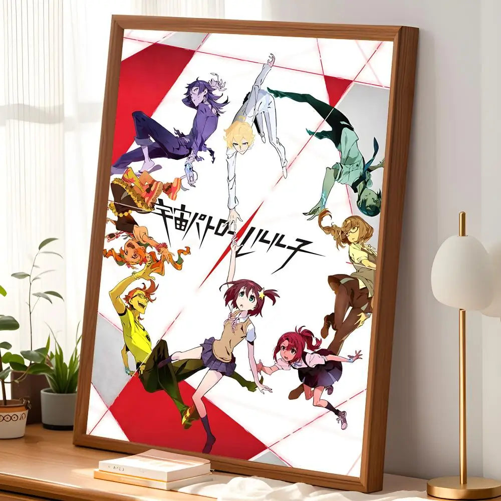 Space Patrol Luluco Anime Wall Poster – Self-Stick HD Decor Anime Wall Poster Axl