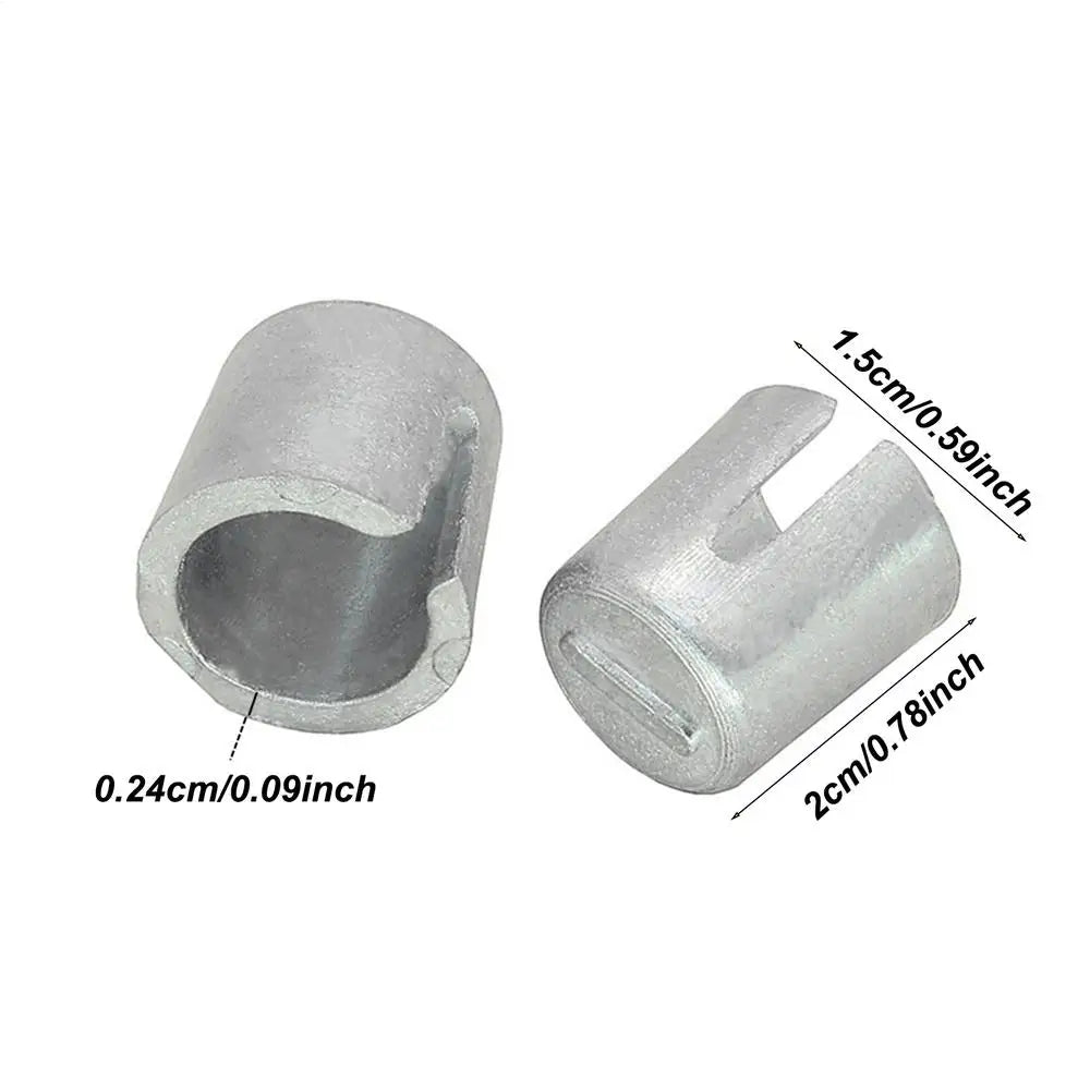 Battery Post Terminal Shims – Lead Alloy Connectors, 2 Pack Battery Terminal Shims Axl As show