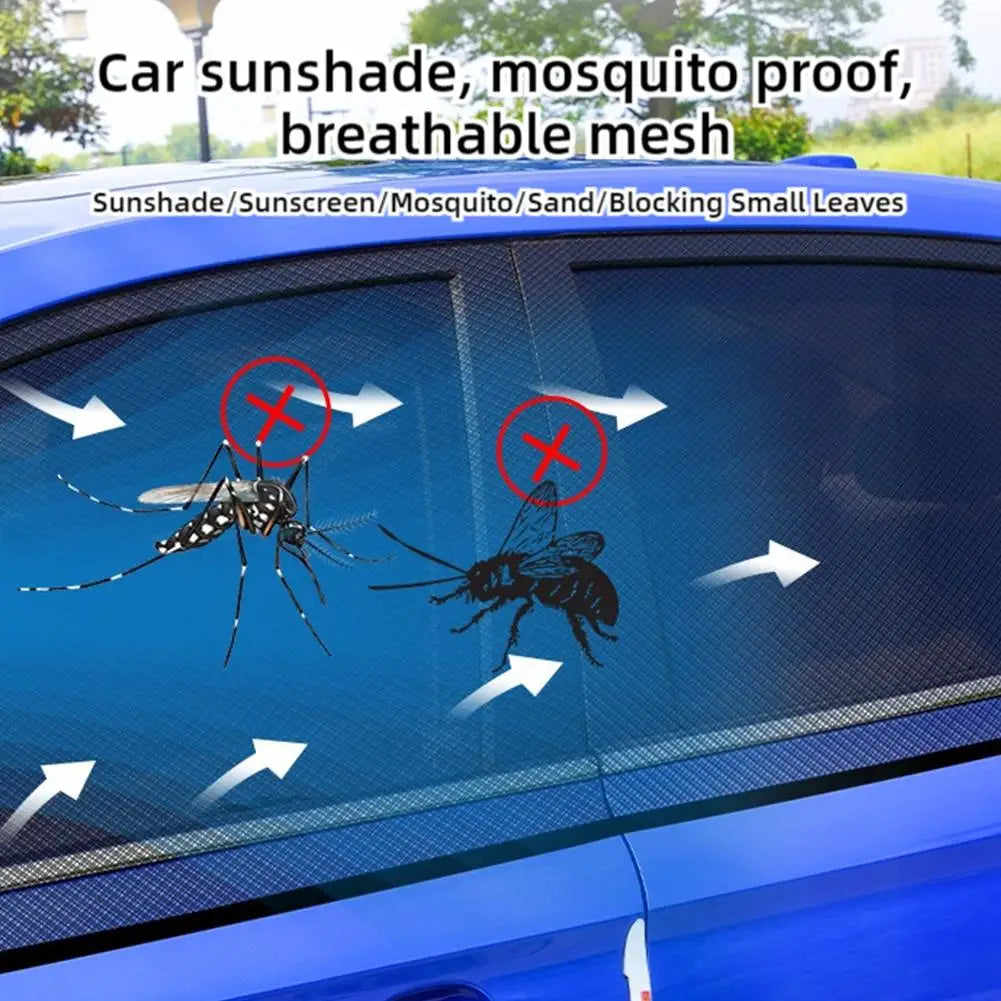 Car Side Window Sunshade Mesh Curtain – Universal SUV Fit Car Window Sunshade Axl