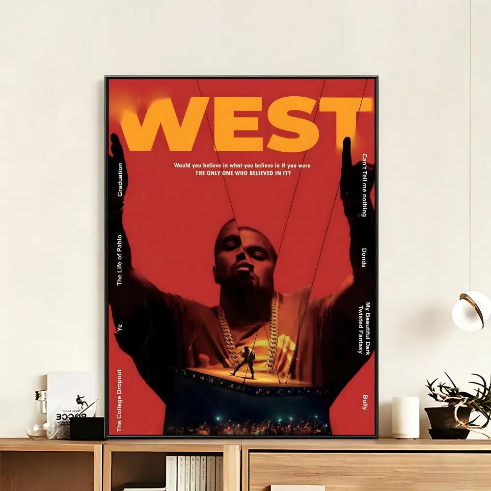Hip-Hop Rapper HD Wall Poster – Aesthetic Home Decor Art Wall Art Poster Axl
