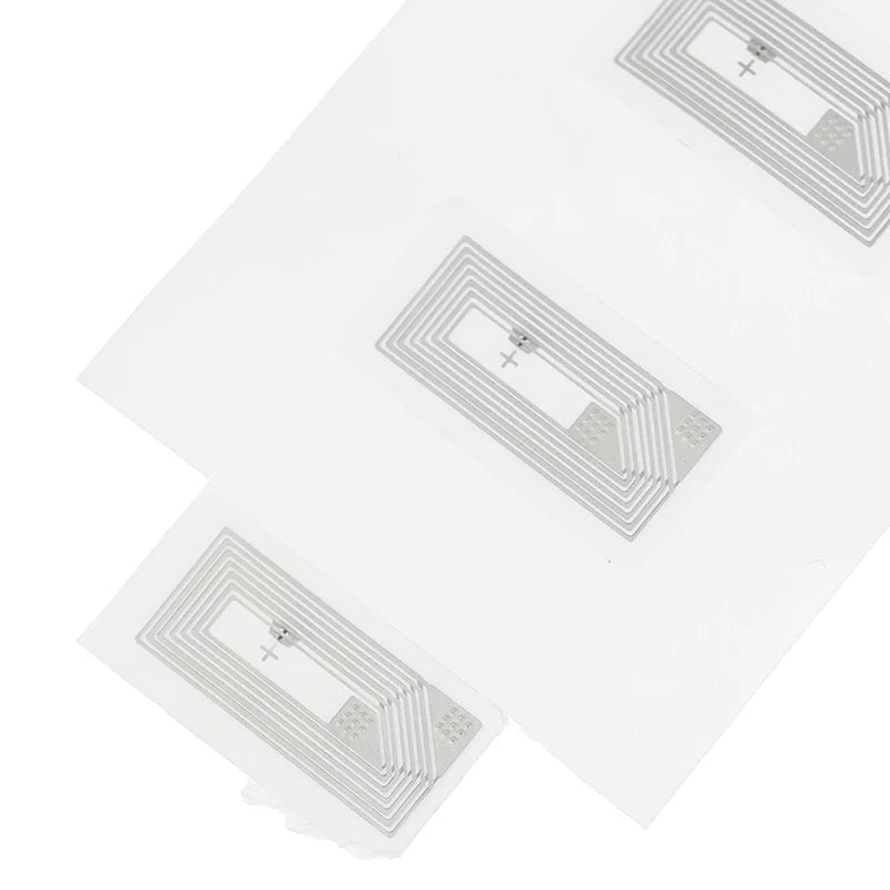 NFC NTAG213 Sticker Tags 13.56MHz RFID Wet Inlay 10/100 Pack NFC RFID Sticker Tags Axl