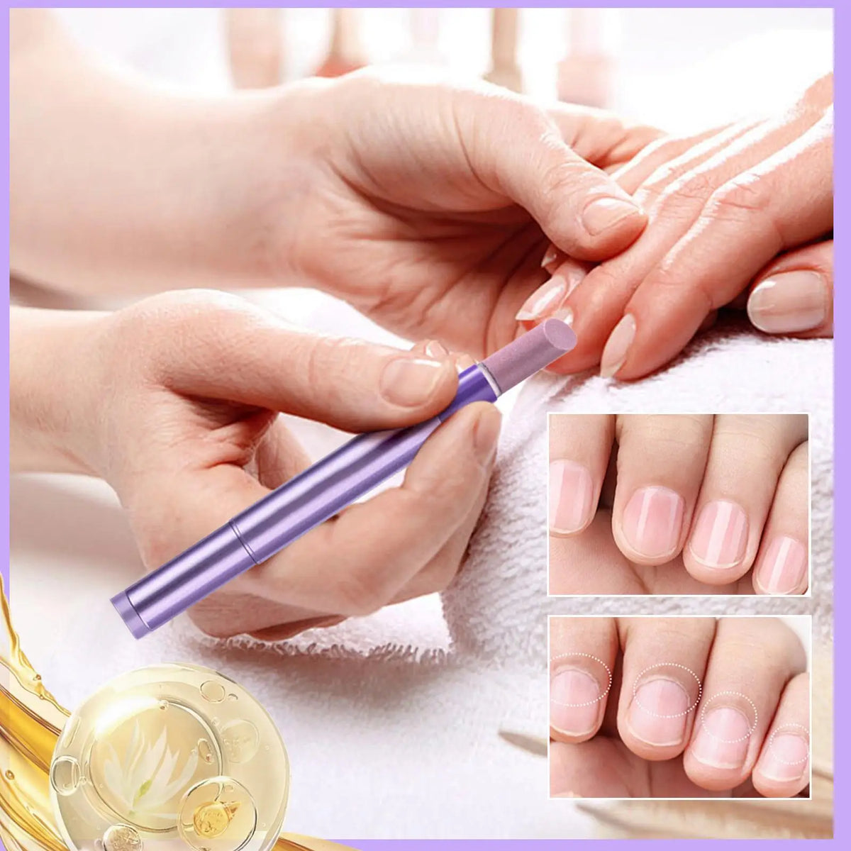 Cuticle Oil Pen – Ceramic Tip Nail Care Tool for Women Cuticle Oil Pen Axl