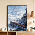 Switzerland Pattern Wall Poster – HD Art Print Home Décor Wall Art Poster Axl White1 40X50cmNoframe