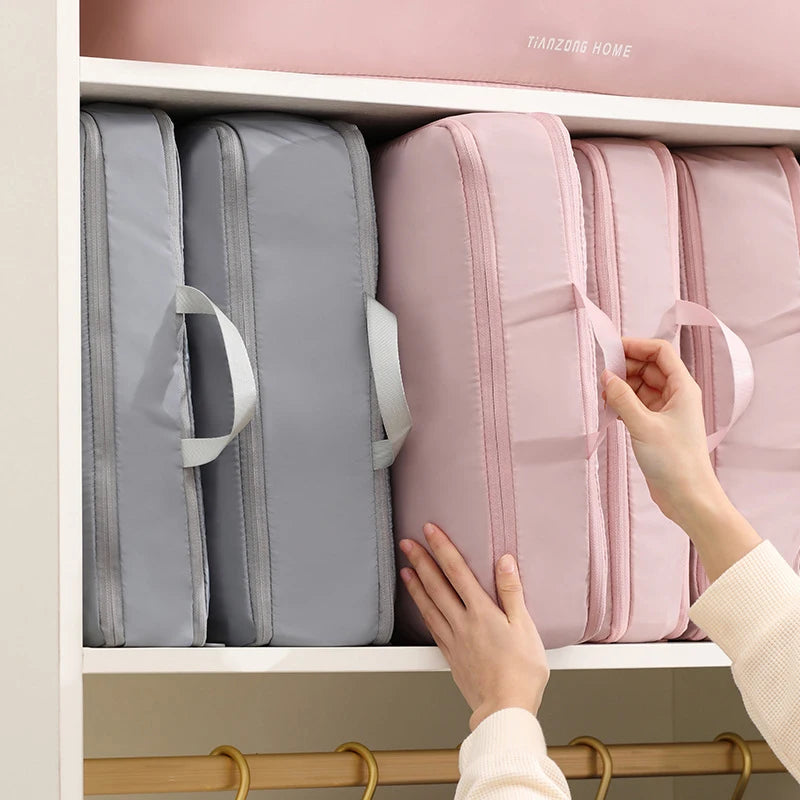 Large Capacity Clothes & Quilt Storage Organizer Bag Clothes Storage Bag Axl