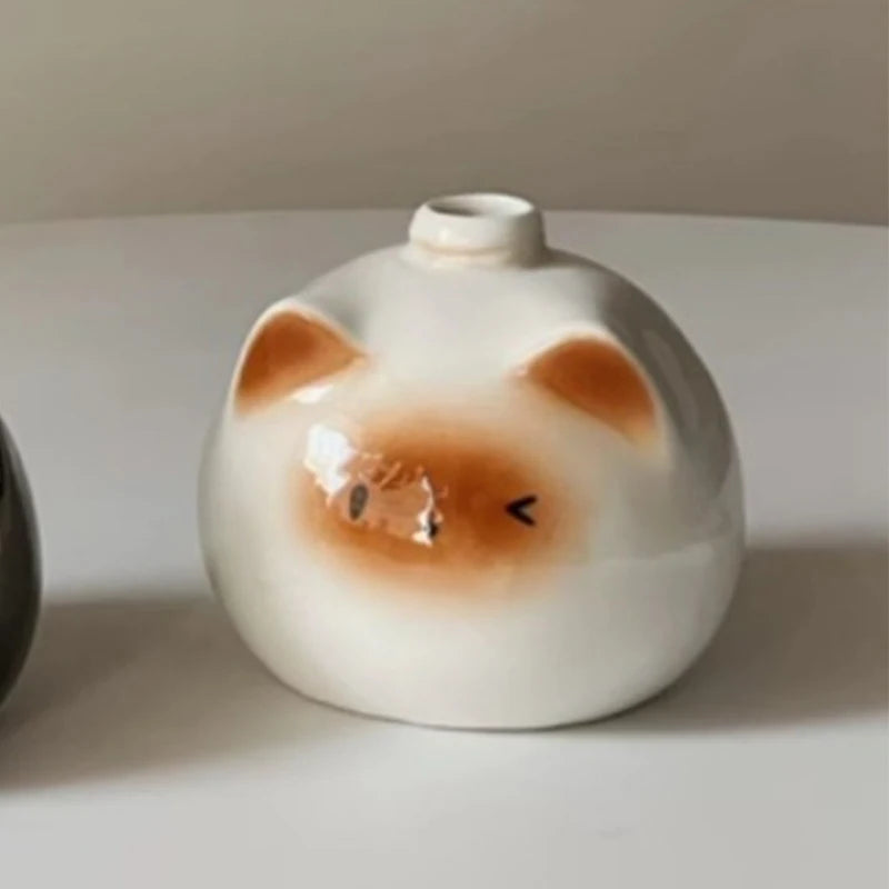 Ceramic Cat Soap Dispenser – Cute Press Pump Bottle Soap Dispenser Axl