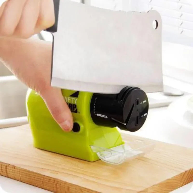 PLYS Electric & Manual Knife Sharpener – Ceramic & Steel Knife Sharpener Axl
