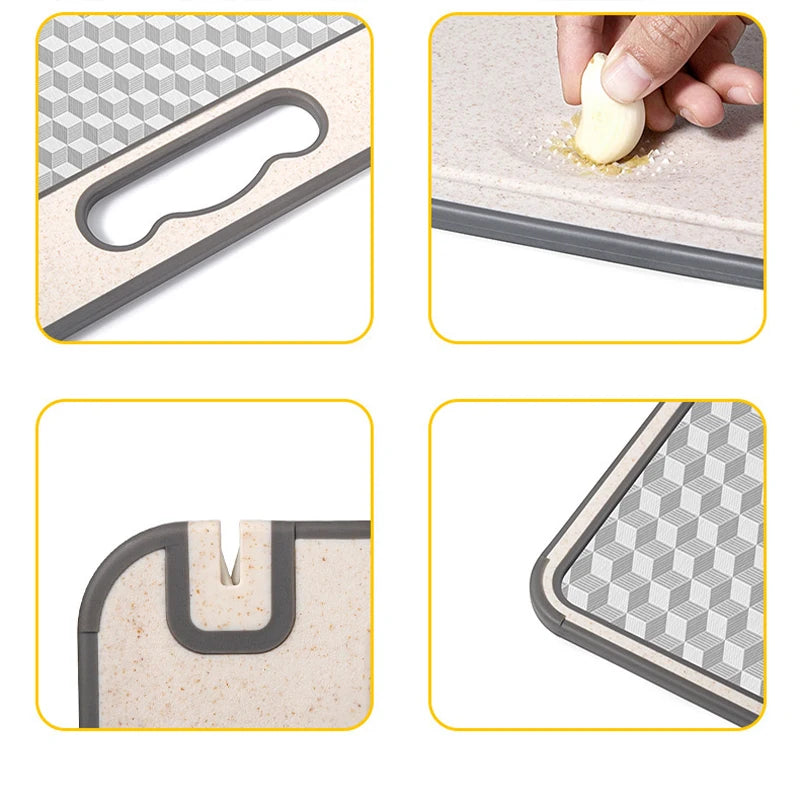 Dual-Sided Stainless Steel Cutting Board – Large Chopping Board Cutting Board Axl
