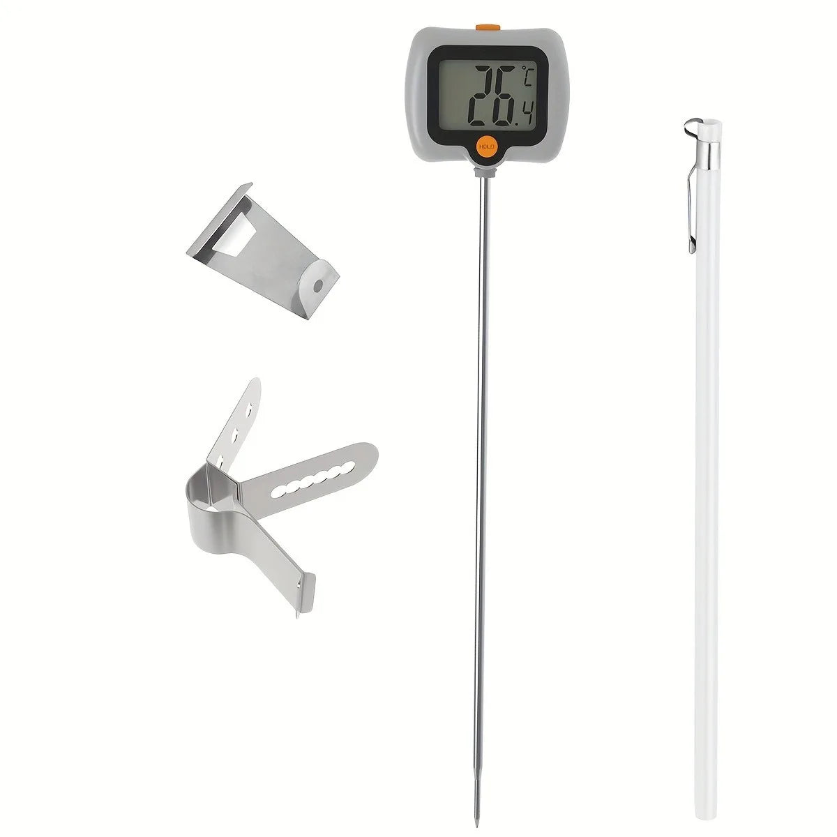 KT THERMO Digital Candy Thermometer – Kitchen & BBQ Cooking Kitchen Thermometer Axl Dusk Gray