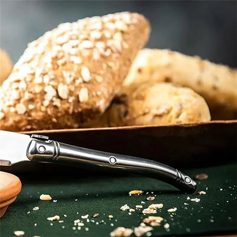 Laguiole Stainless Steel Butter Spreaders & Cheese Knives Set Butter Spreader Set Axl