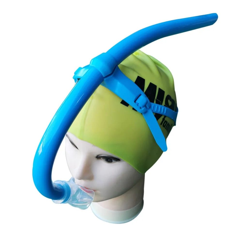 Silicone Front Swim Training Snorkel – Adjustable Fit Ages 7+ Swim Training Snorkel Axl