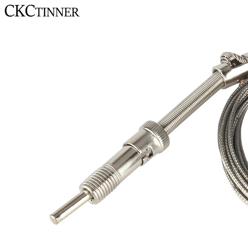 M12 Type K/E Thermocouple Temperature Sensor | 1–5m Cable Thermocouple Sensor Axl