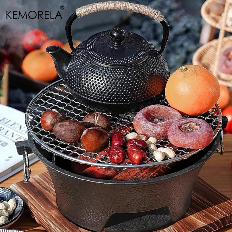 KEMORELA Japanese Cast Iron Teapot with Stainless Infuser Cast Iron Teapot Axl
