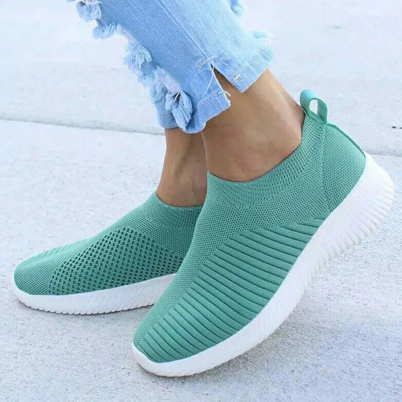 HAJINK Women's Slip-On Sneakers – Breathable Casual Sports Shoes Slip-On Sneakers Axl