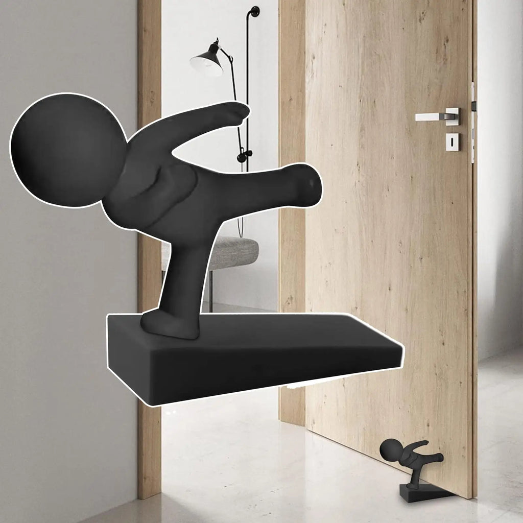 Cute Rubber Door Stop – Draft Stopper, Floor & Wall Protector Decorative Door Stop Axl
