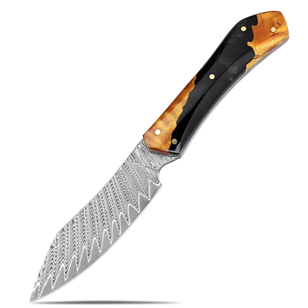 XITUO Damascus Steel Kitchen Knife Set – 1-6 PCS Chef Knives Kitchen Knife Set Axl Paring knife
