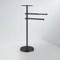 Rotating Stainless Steel Freestanding Towel Rack | Modern Bath Standing Towel Rack Axl Black