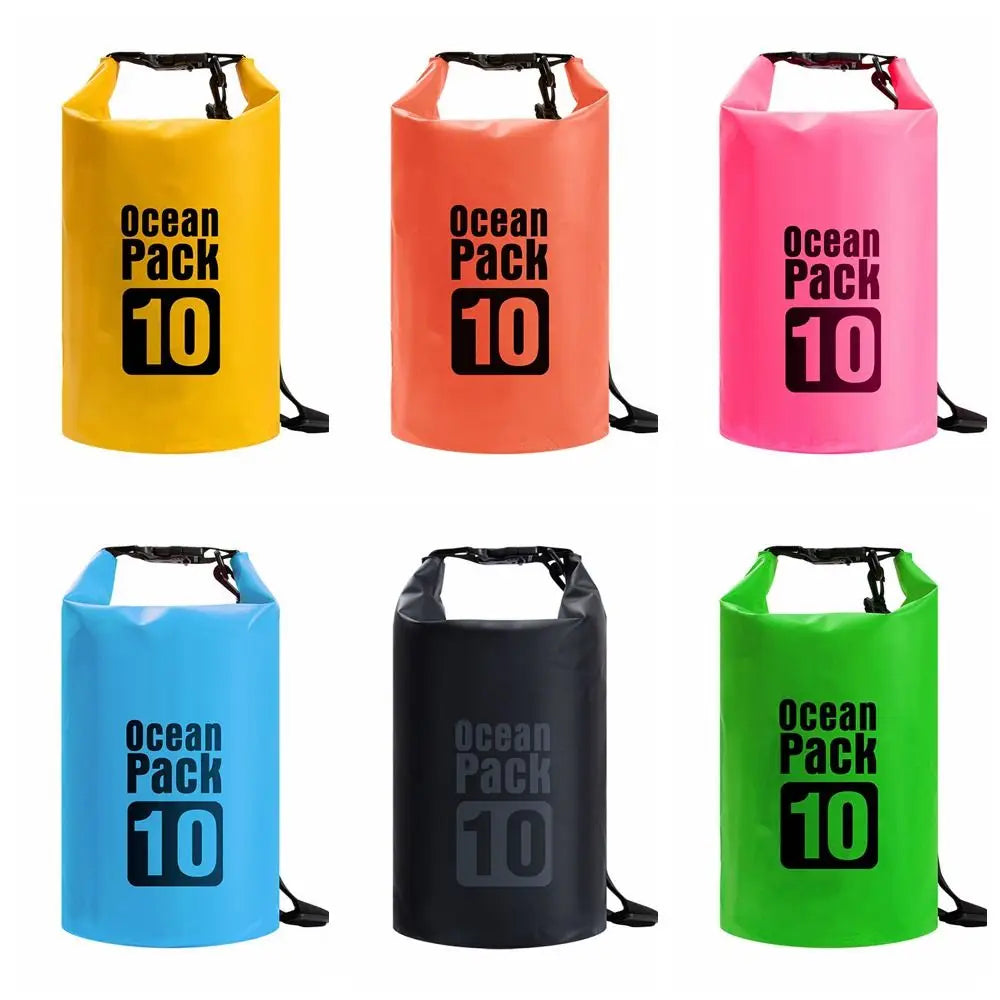 10L Waterproof Dry Bag – Foldable Beach Backpack for Water Sports Waterproof Dry Bag Axl
