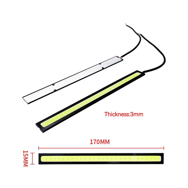 17cm 12V LED Daytime Running Light Strip – Car DRL Bar Car LED Light Strip Axl