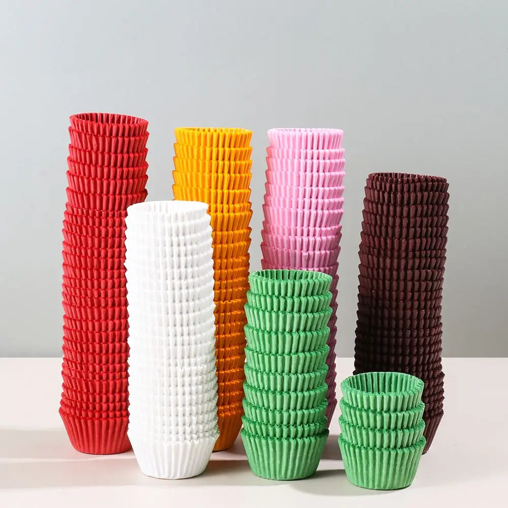 500/1000 PCS Cupcake Liners – Paper Baking Cups & Muffin Cases Paper Cupcake Liners Axl