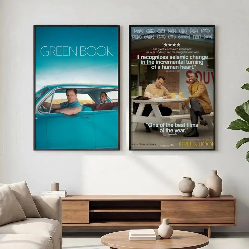Green Book Movie Poster – HD Waterproof Wall Art Décor Movie Wall Poster Axl