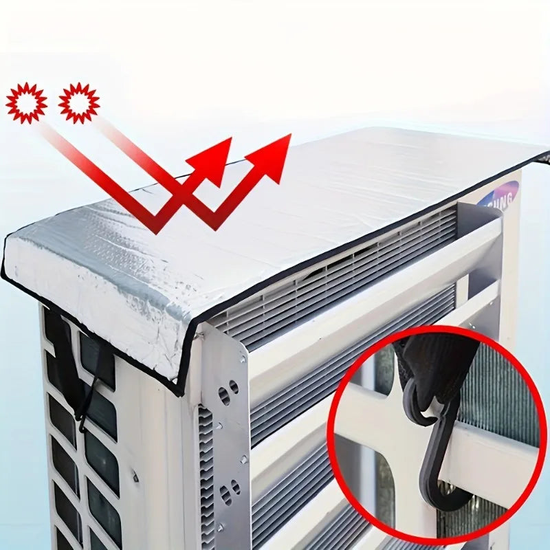 Outdoor AC Unit Cover – Rain, Sun & Dust Protection | PVC AC Unit Cover Axl