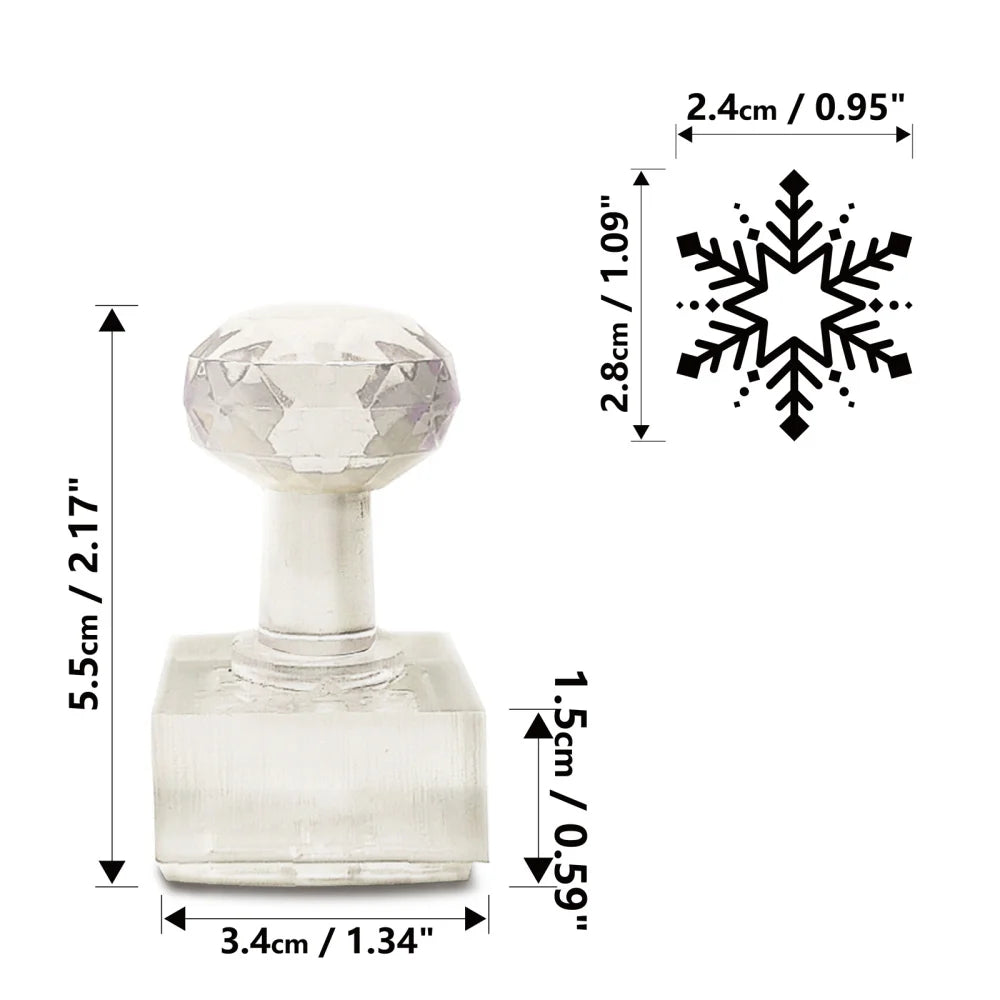 Bee Soap Stamp with Handle – 1.3" Acrylic DIY Imprint Tool Craft Soap Stamp Axl AECH04-00857