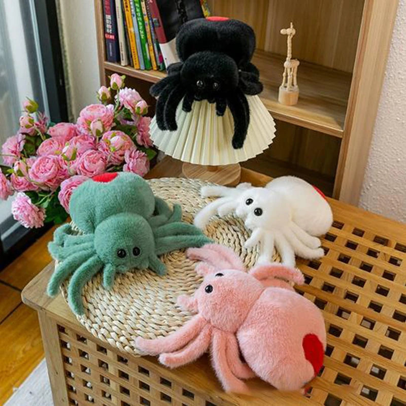 25cm Realistic Spider Plush Toy | Cute Halloween Stuffed Animal Plush Stuffed Toy Axl