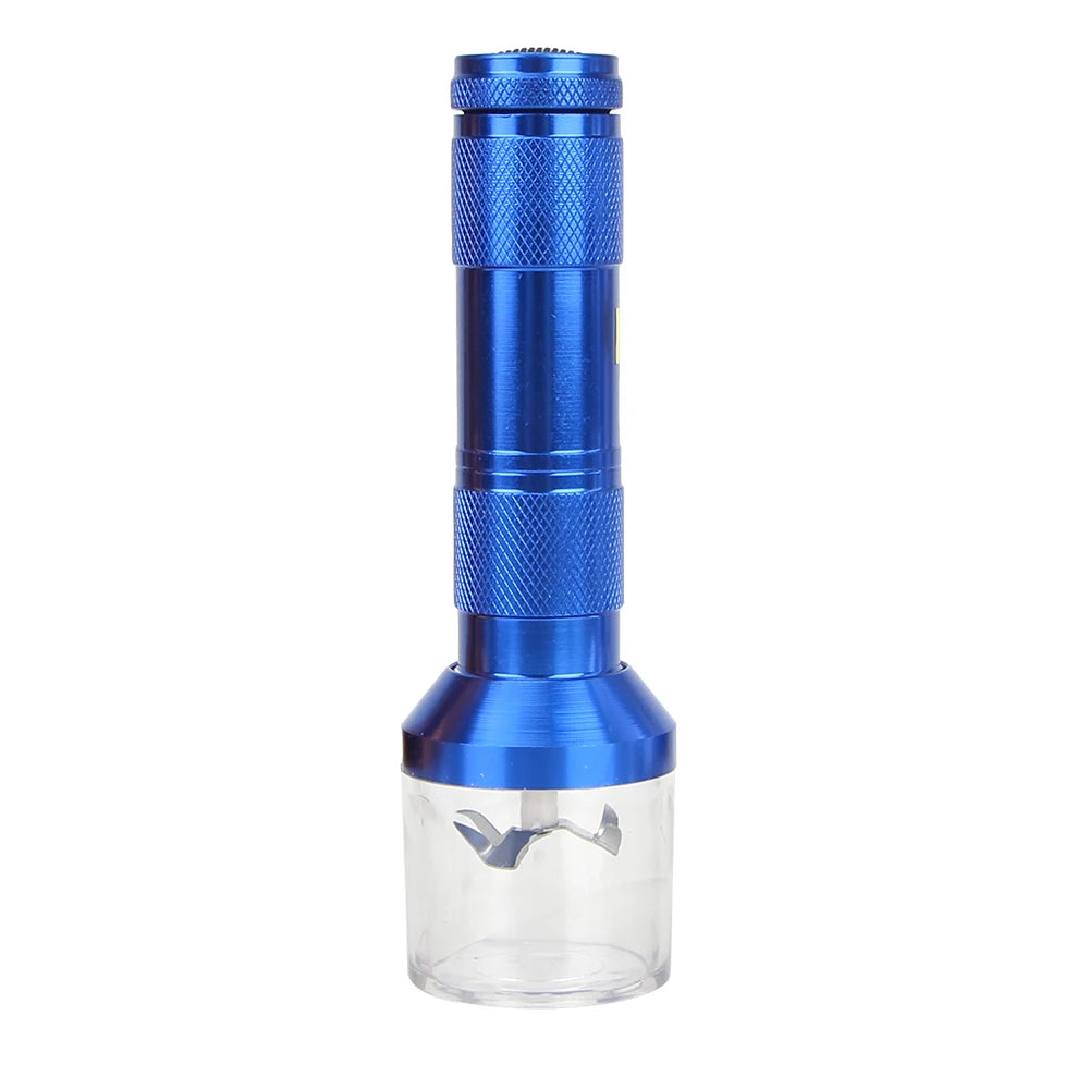 Electric Herb & Spice Grinder – Aluminum Metal Crusher Electric Spice Grinder Axl Blue