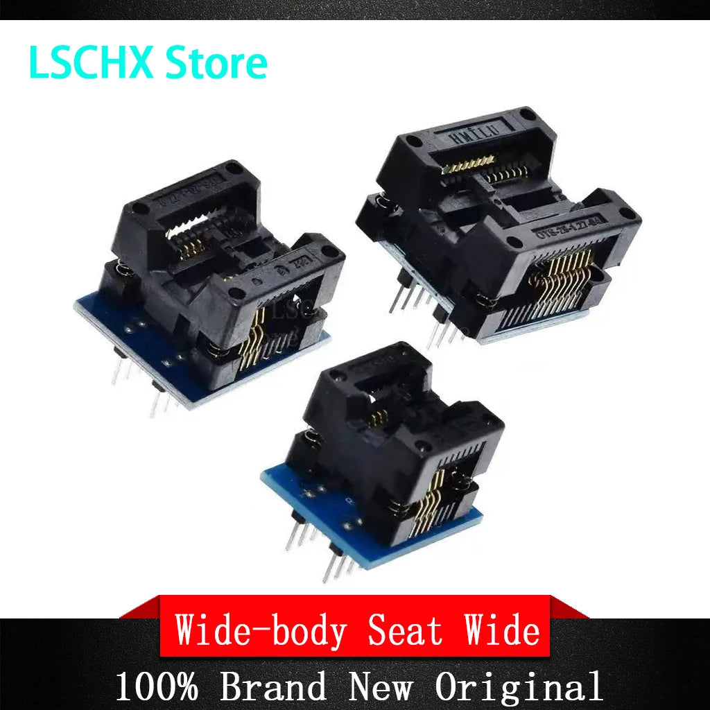 SOP8 SOP16 to DIP8 Programmer Adapter Socket – EZP2013 CH341A Programmer Adapter Socket Axl 200mil-209mil