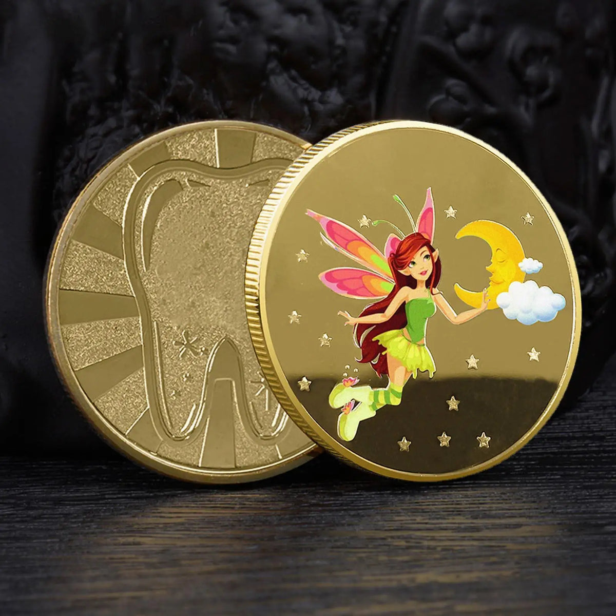 Tooth Fairy Golden Coin – Kids Tooth Loss Reward Gift Novelty Reward Coin Axl