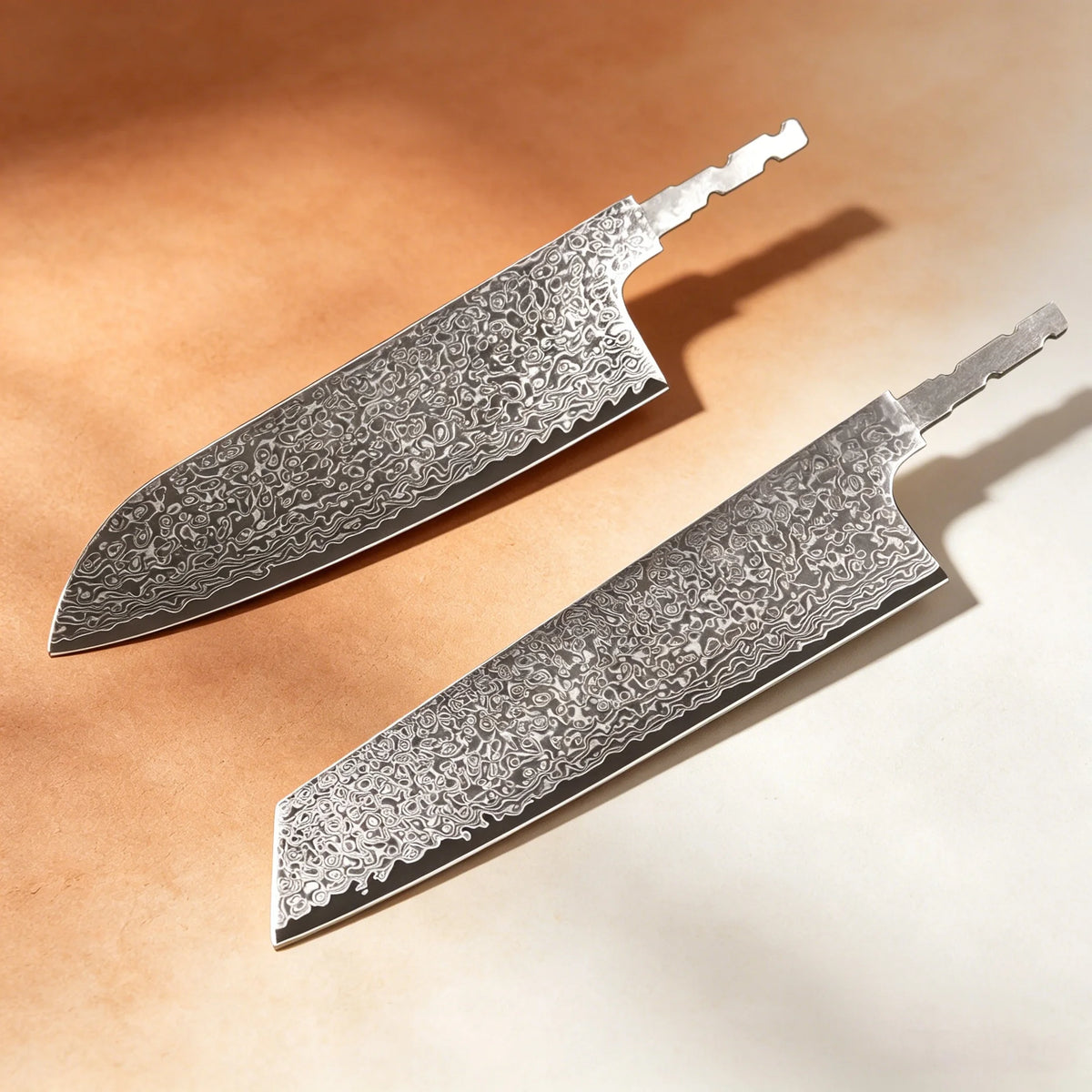 67-Layer Damascus Santoku Knife Blank Blade – Hand-Forged Knife Blank Blade Axl