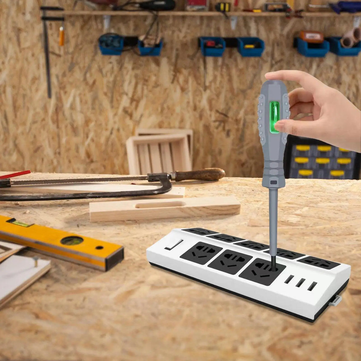 2-in-1 Voltage Tester Screwdriver – Magnetic Electric Pen Tool Voltage Tester Screwdriver Axl