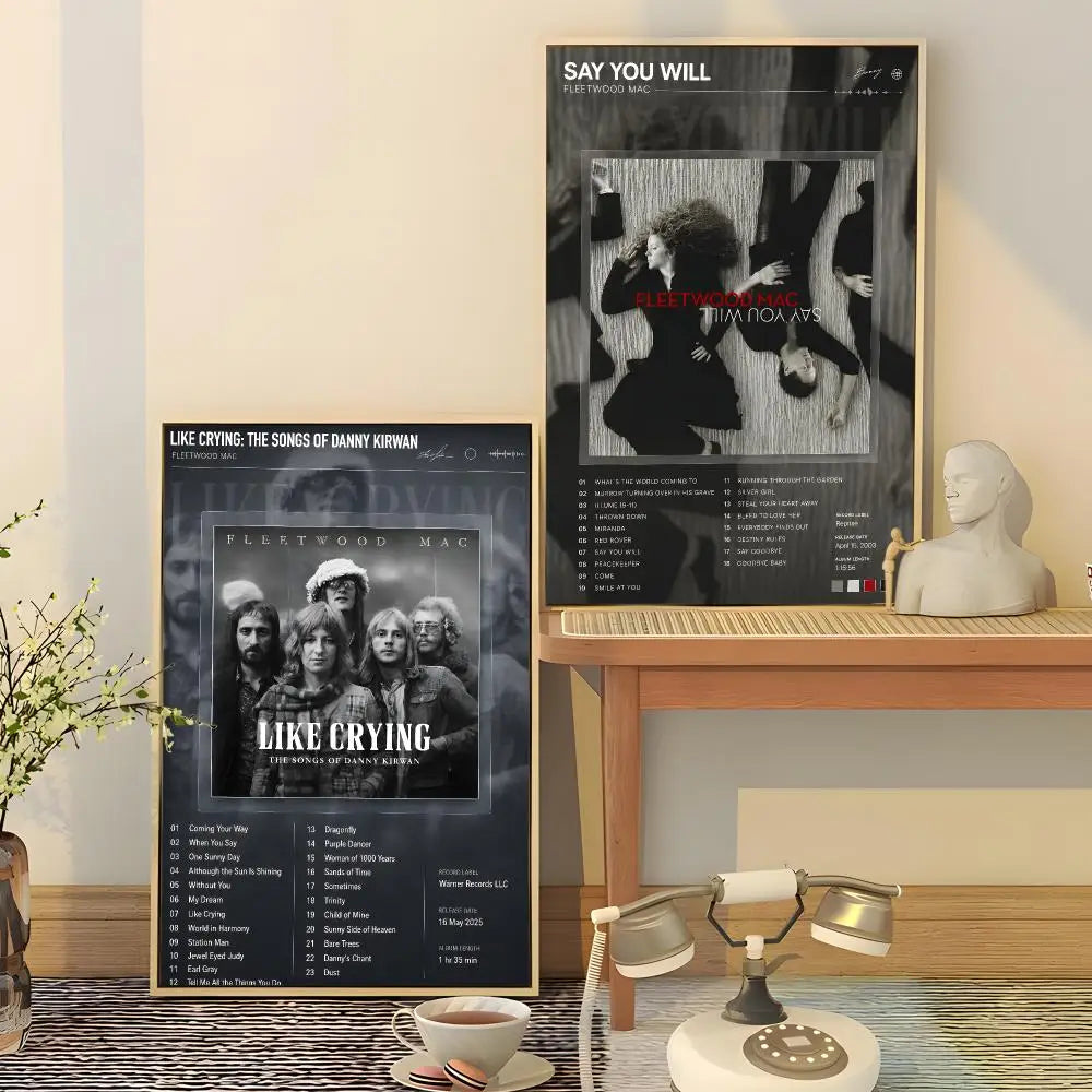 Fleetwood Mac HD Waterproof Poster Stickers | Wall Décor Decorative Wall Sticker Axl