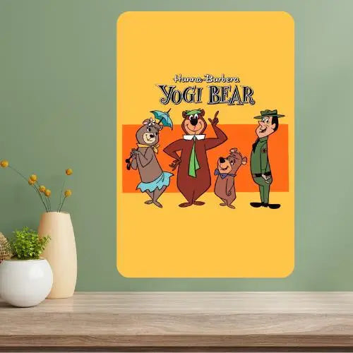 Yogi Bear Classic TV Aluminum Metal Poster Sign | Retro Décor Metal Wall Sign Axl aluminum sign aluminum 20x30cm