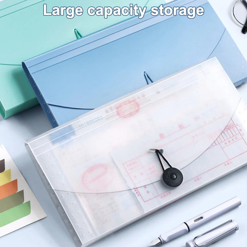 13-Pocket Expanding File Folder – Color-Coded Receipt Organizer Expanding File Folder Axl
