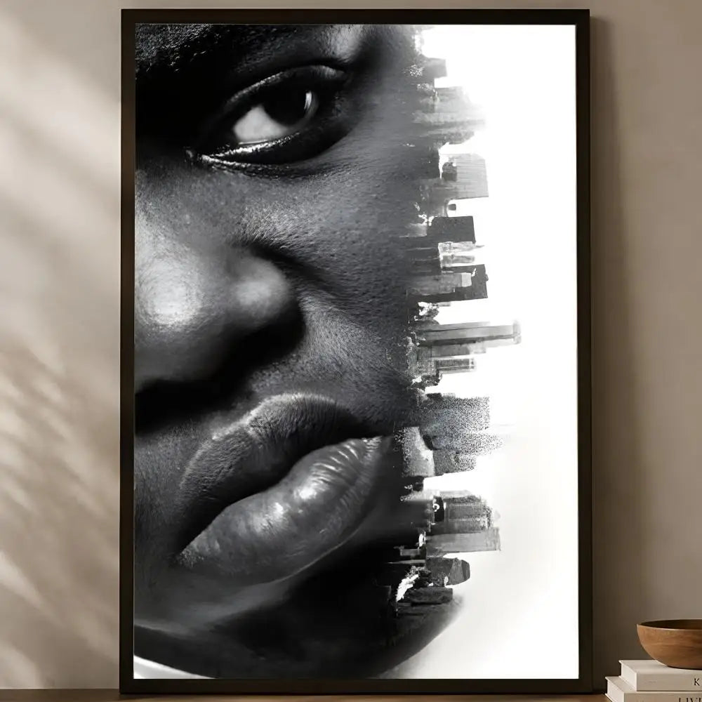 Notorious B.I.G. Self-Stick HD Wall Art Poster | Waterproof Wall Art Poster Axl White14 15X20cmNoframe