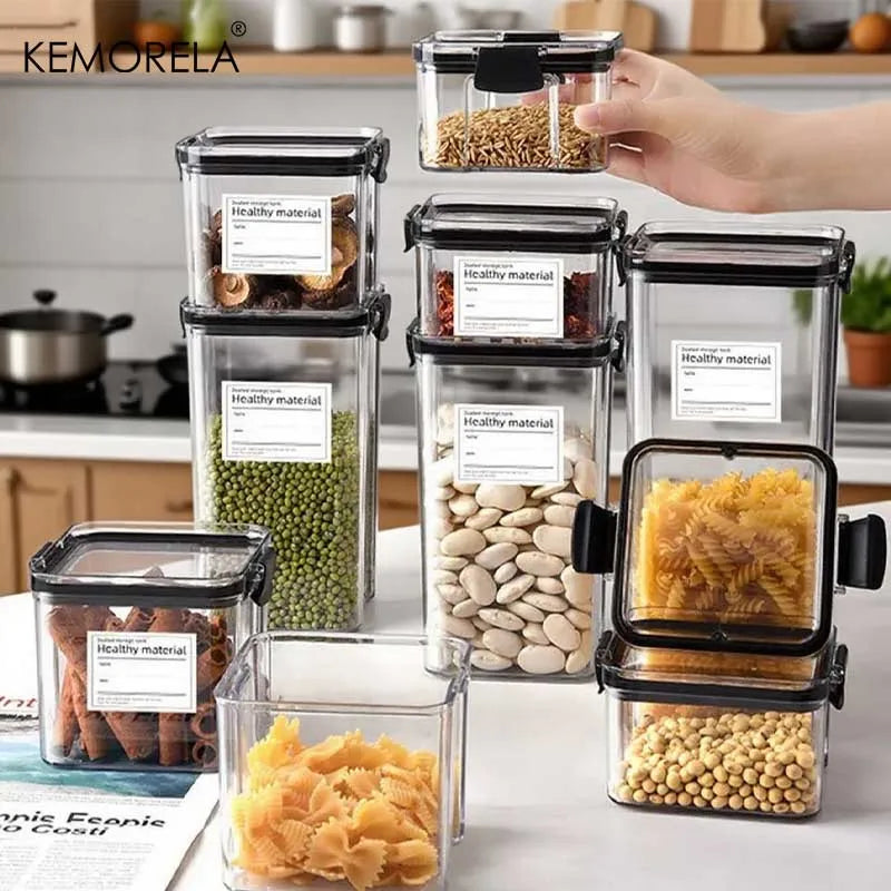 Airtight Transparent Food Storage Containers 460–1300ml Food Storage Containers Axl