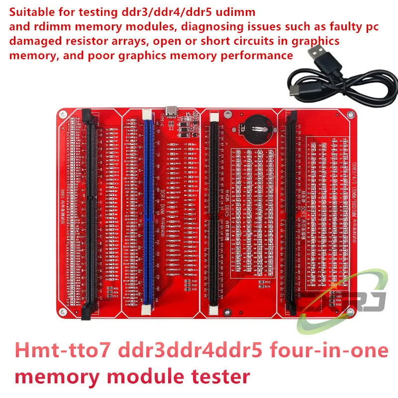 4-in-1 DDR3/DDR4/DDR5 Memory Tester with LED – PCB Diagnostics Memory Diagnostic Tester Axl Khaki China Mainland
