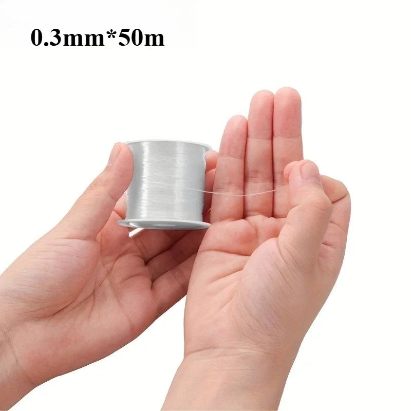Clear Monofilament Craft Line – Balloons, Beads & Decor 100m Craft Monofilament Line Axl