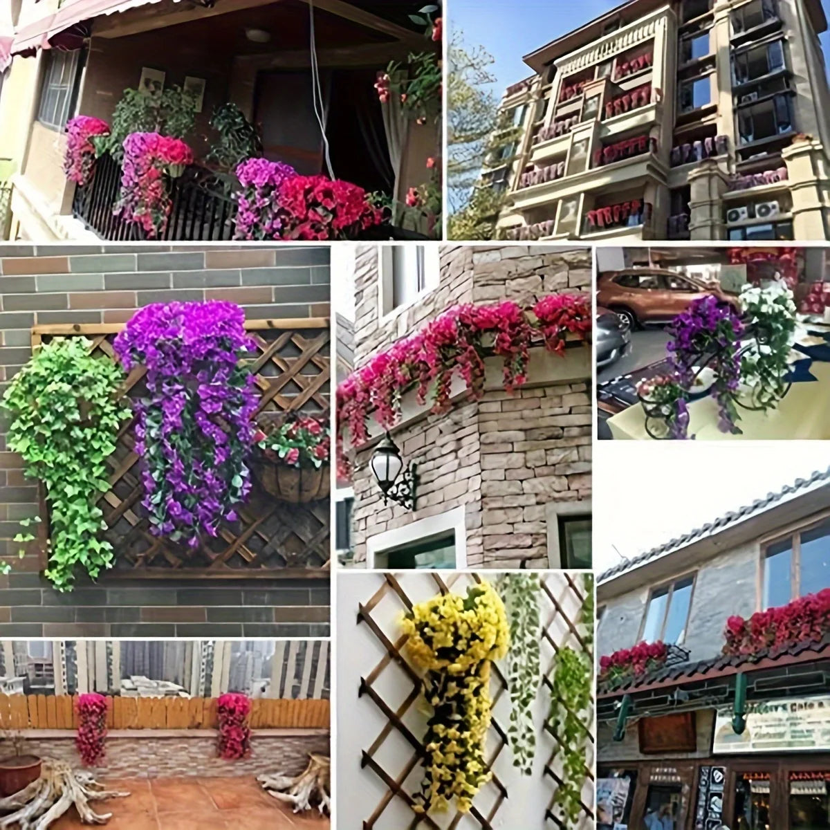 Artificial Silk Rose Vine – Wedding Arch & Wall Décor Artificial Flower Vine Axl