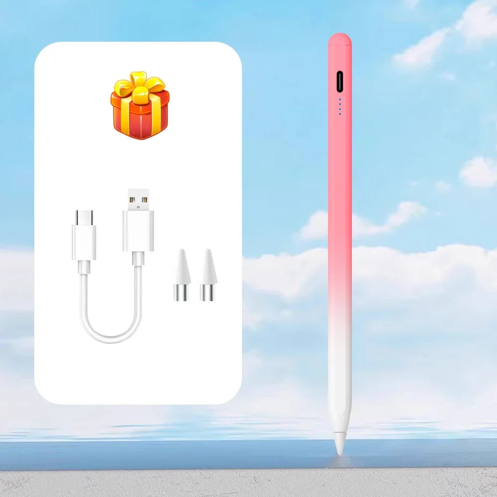 Universal Active Stylus Pen for Android & Windows Tablets Tablet Stylus Pen Axl Gradient pink
