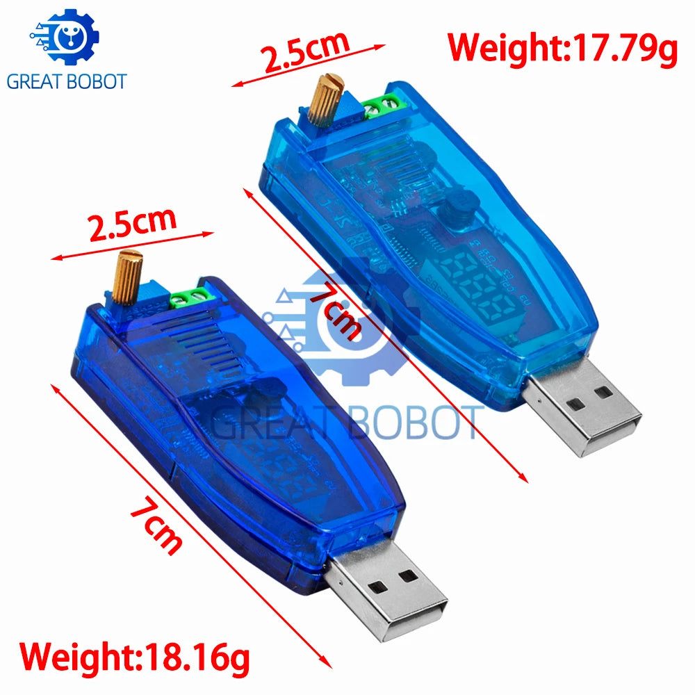 USB DC-DC Buck Boost Converter 5V to 1–24V Voltage Regulator Voltage Regulator Module Axl