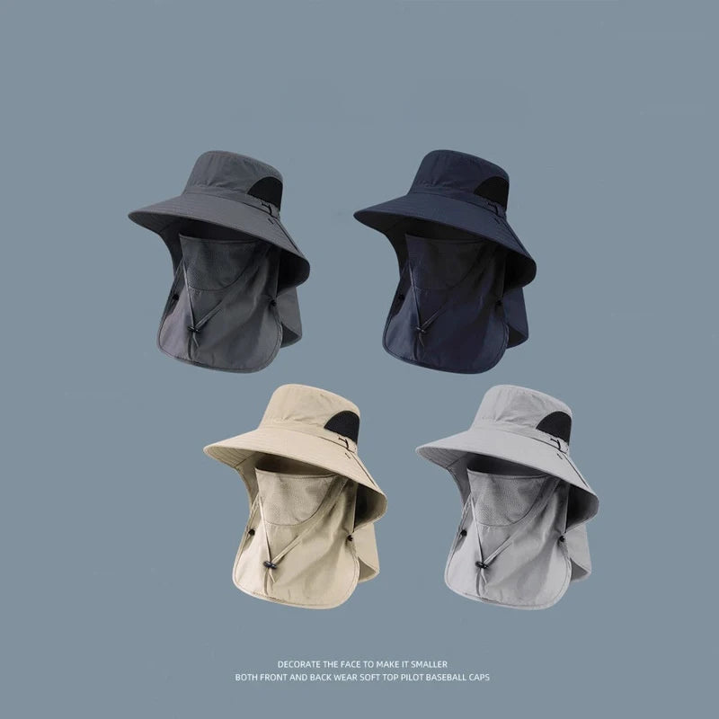 Wide Brim Sun Hat – UV Protection Fishing & Hiking Cap Wide Brim Sun Hat Axl