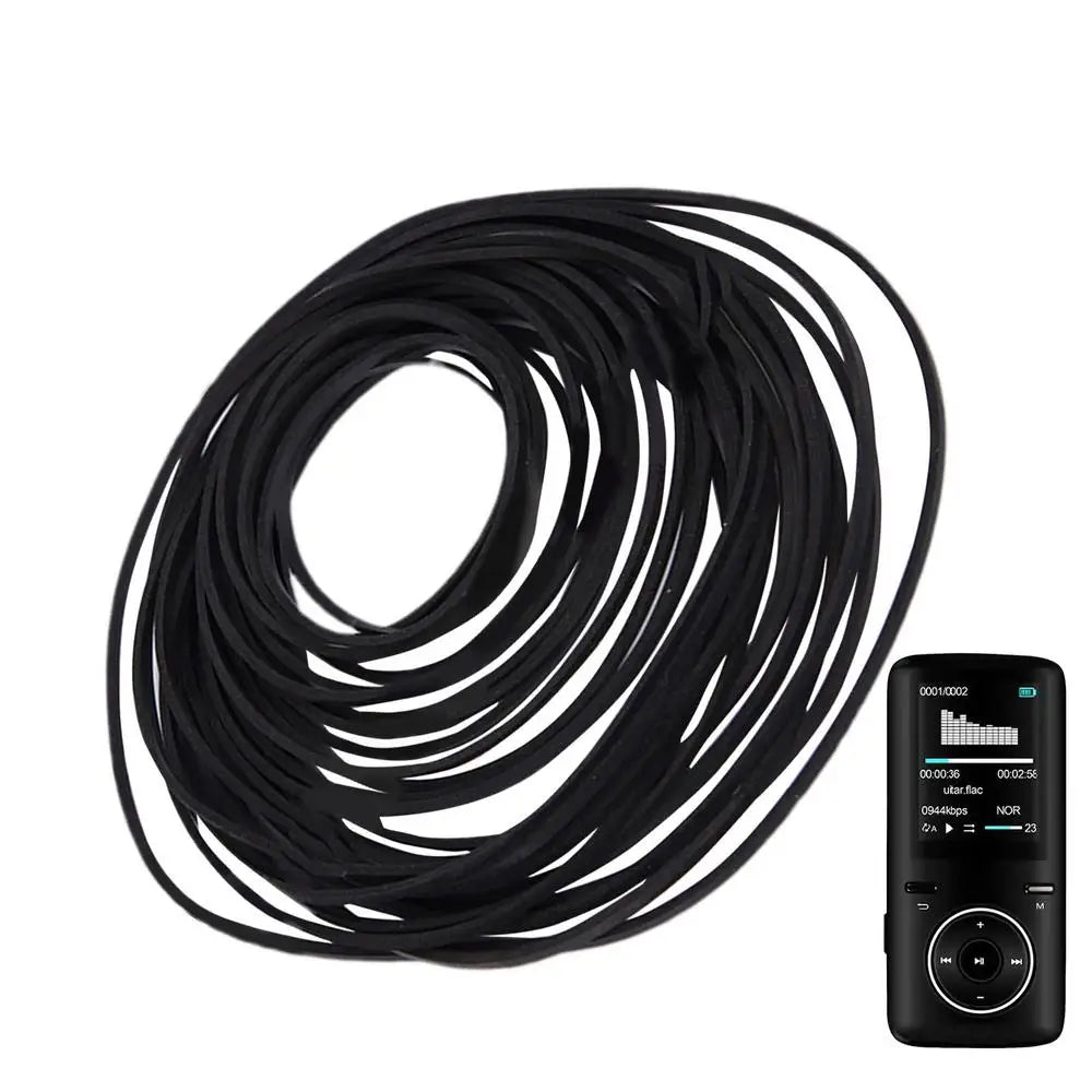 30-Pack Rubber Drive Belts – Turntable, Cassette & DVD Replacement Drive Belts Axl 0.7mm