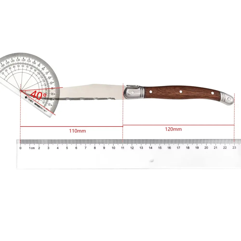 Serrated Steak Knives Set 4/6/8 Piece – Wood Handle Cutlery Steak Knife Set Axl