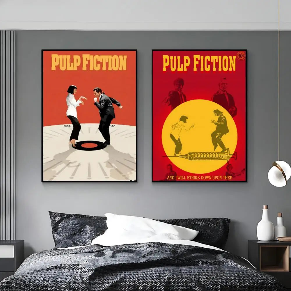 Pulp Fiction Movie Poster – HD Art Print Wall Decor Movie Art Poster Axl