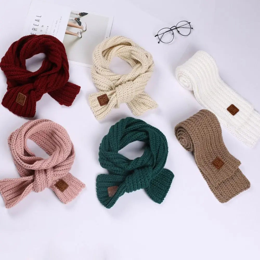 Kids Winter Knit Scarf – Warm Neck Wrap for Boys & Girls 1–3Y Kids Winter Scarf Axl