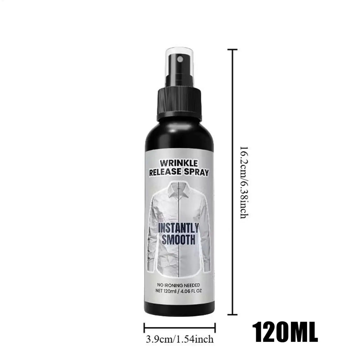 120ml Wrinkle Release Fabric Spray – No-Iron Clothes Smoother Fabric Smoothing Spray Axl