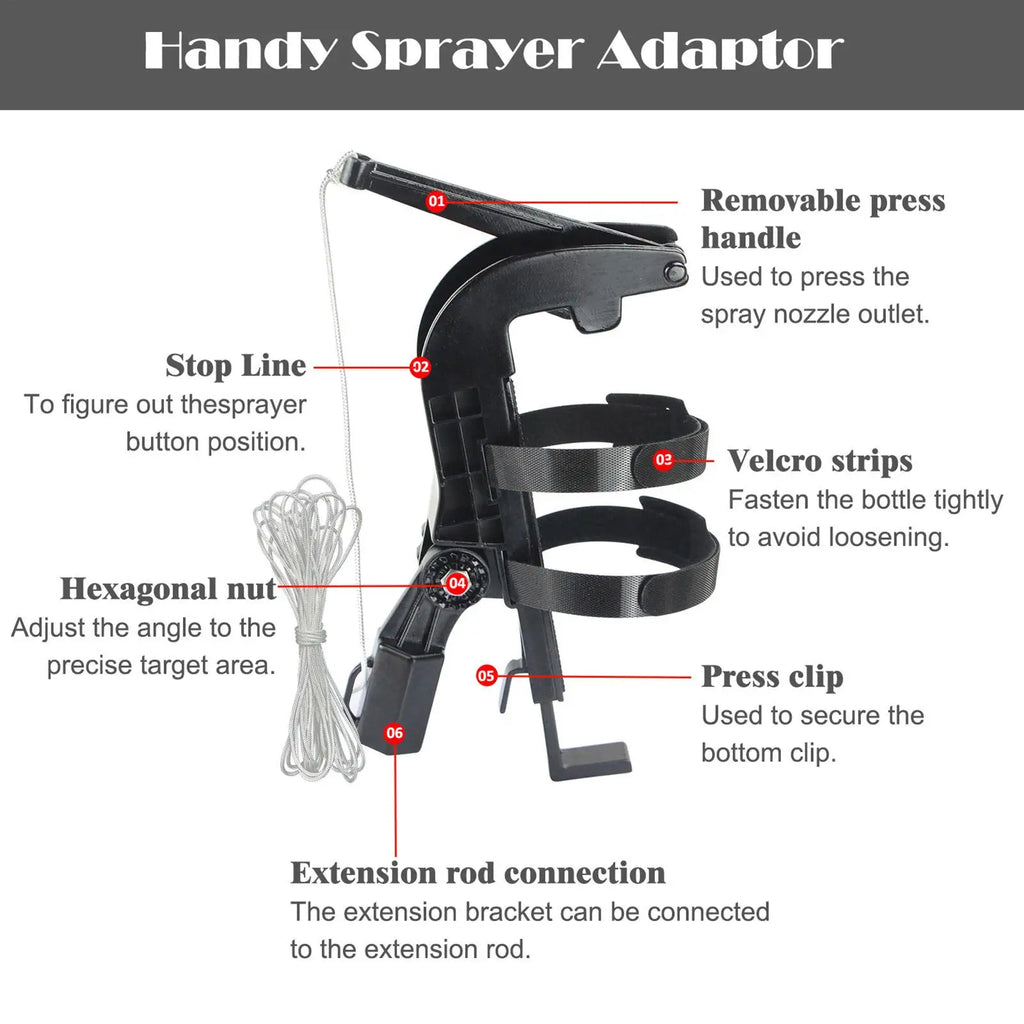 Adjustable Spray Can Extender Pole for Garden, Yard & Nests Spray Can Extender Axl