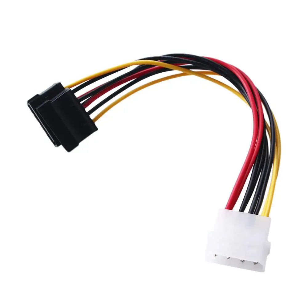 4-Pin Molex IDE to Dual SATA Power Adapter Cable – 20cm SATA Power Adapter Axl